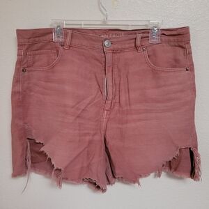 American Eagle Outfitters Pink Jean Shorts
